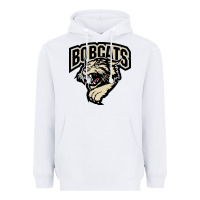 White bismarck bobcats Heavyweight Hoodie - artisFamous