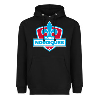Black maine nordiques Heavyweight Hoodie - artisFamous