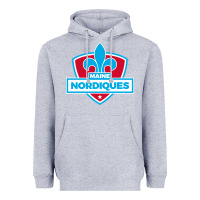 Heather Grey maine nordiques Heavyweight Hoodie - artisFamous