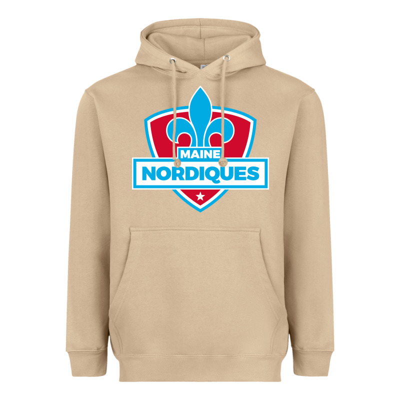 Maine Nordiques Heavyweight Hoodie by artisFamous | Teevron