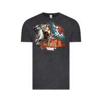 Vintage Black All American Girl Vintage Tee - FaDigitalArtStudio