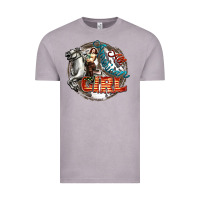 Vintage Zinc All American Girl Vintage Tee - FaDigitalArtStudio