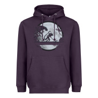 Plum alien mata Heavyweight Hoodie - artisFamous