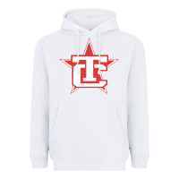 White Traverse City North Stars Heavyweight Hoodie - artisFamous