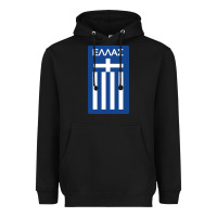 Black greece national football Heavyweight Hoodie - artisFamous
