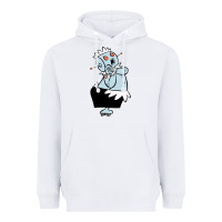 White The Jetsons funny robot cartoon Heavyweight Hoodie - artisFamous