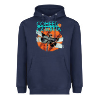 Navy coheed and cambria Heavyweight Hoodie - artisFamous
