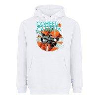 White coheed and cambria Heavyweight Hoodie - artisFamous