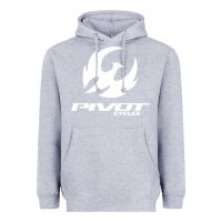 Heather Grey pivot cycles Heavyweight Hoodie - artisFamous