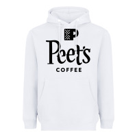 White Coffee Art Heavyweight Hoodie - artisFamous