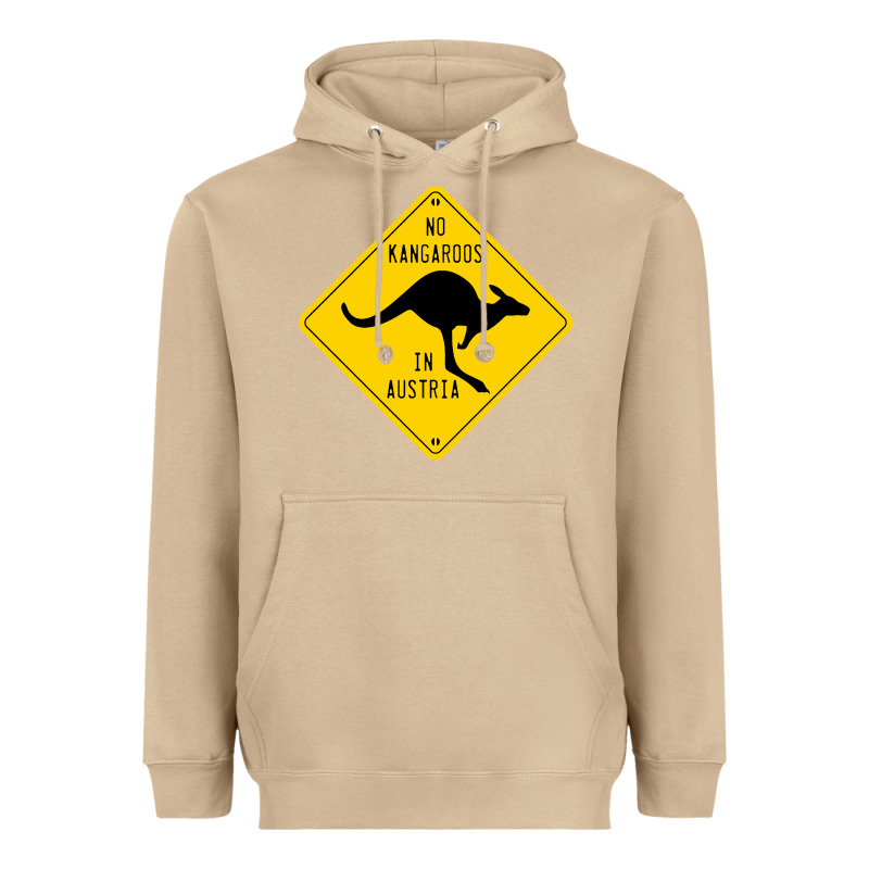 No Kangaroos In Austria Heavyweight Hoodie by artisFamous | Teevron
