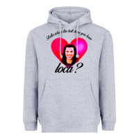 Heather Grey bella where the hell have you been loca Heavyweight Hoodie - artisFamous