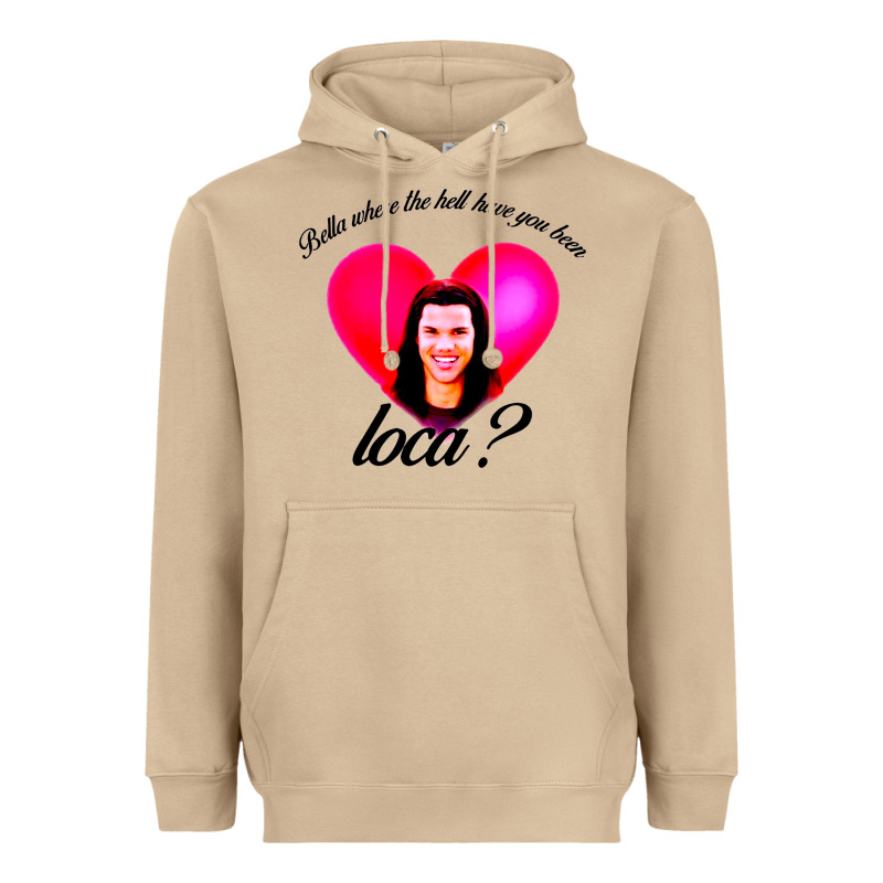 Bella Where The Hell Have You Been Loca Heavyweight Hoodie by artisFamous | Teevron