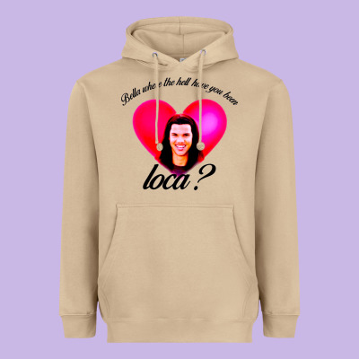 Bella Where The Hell Have You Been Loca Heavyweight Hoodie Designed By Artisfamous
