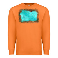 Carrot gemstone turquoise leopard background Premium Sweatshirt - JahusDesignShop