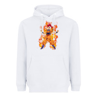 White goku super sayan Heavyweight Hoodie - artisFamous