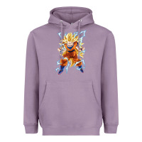 Lavender super saiyan Heavyweight Hoodie - artisFamous