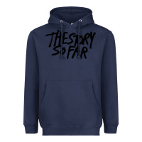 Navy the story so far Heavyweight Hoodie - artisFamous