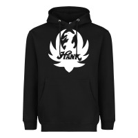 Black white and black hank art Heavyweight Hoodie - artisFamous