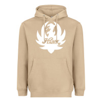 Mushroom white and black hank art Heavyweight Hoodie - artisFamous
