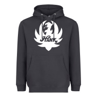 Smoke white and black hank art Heavyweight Hoodie - artisFamous