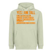 Matcha yes i am tall Heavyweight Hoodie - artisFamous
