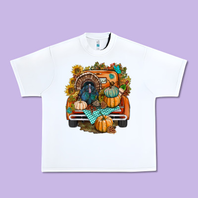 Thanksgiving Truck Bbs Urban Heavy Tee Designed By Bundleandbundleshop