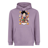 Lavender Saiyan Ramen Heavyweight Hoodie - artisFamous