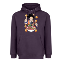 Plum Saiyan Ramen Heavyweight Hoodie - artisFamous