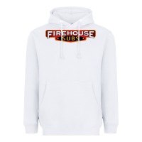White firehouse subs Heavyweight Hoodie - artisFamous