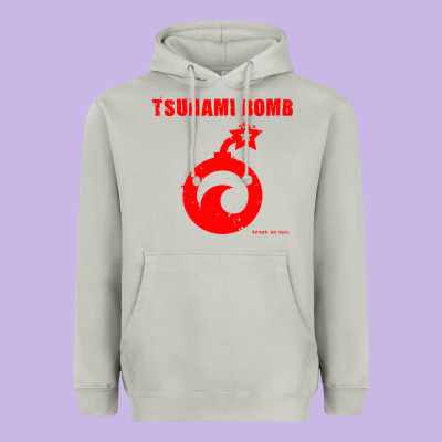 Tsunami Bomb Trust No One Heavyweight Hoodie Designed By Artisfamous