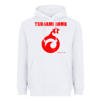 White tsunami bomb trust no one Heavyweight Hoodie - artisFamous