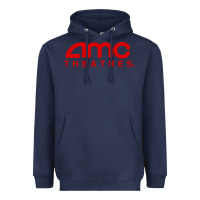Navy cinema amc theaters merch Heavyweight Hoodie - artisFamous