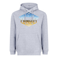 Heather Grey NIGHT RANGER Music Heavyweight Hoodie - artisFamous