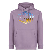 Lavender NIGHT RANGER Music Heavyweight Hoodie - artisFamous