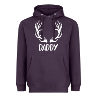 Plum Daddy Deer Heavyweight Hoodie - artisFamous