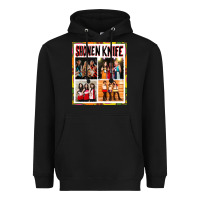 Black Shonen knife Heavyweight Hoodie - artisFamous