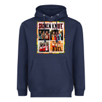 Navy Shonen knife Heavyweight Hoodie - artisFamous