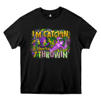 Black im catchin if youre throwin Heavy Core Tee - CowGirlArtShop