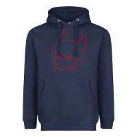Navy Aphmau Sketch Heavyweight Hoodie - artisFamous