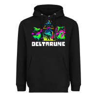 Black Deltarune Heavyweight Hoodie - artisFamous