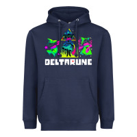 Navy Deltarune Heavyweight Hoodie - artisFamous