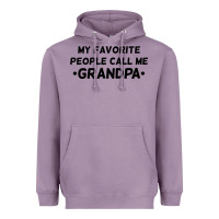 Lavender my favorite people call me grandpa black Heavyweight Hoodie - artisFamous