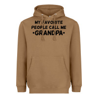 Toasted Coconut my favorite people call me grandpa black Heavyweight Hoodie - artisFamous