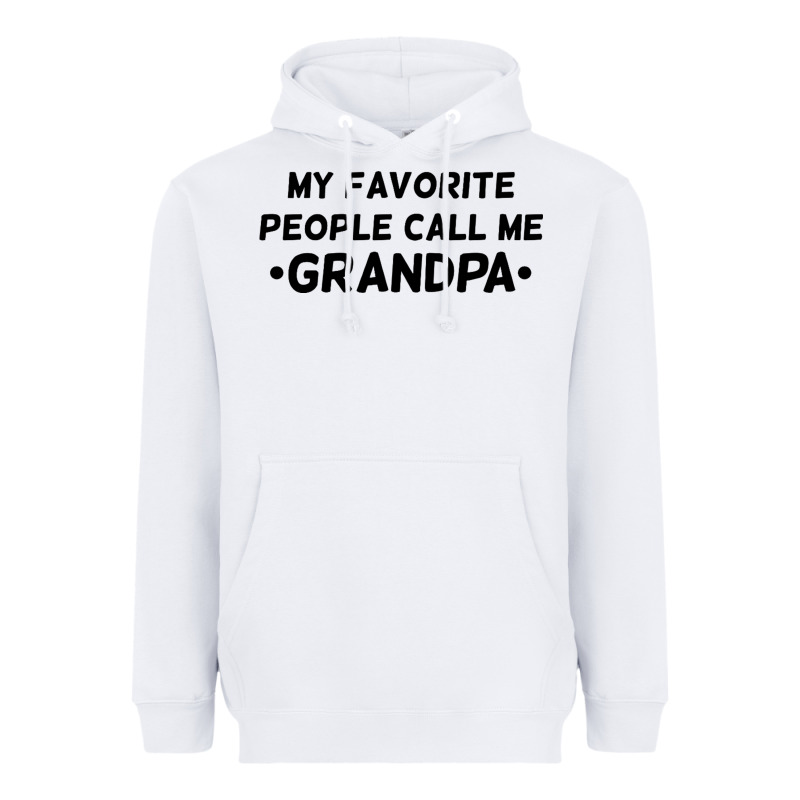 My Favorite People Call Me Grandpa Black Heavyweight Hoodie by artisFamous | Teevron
