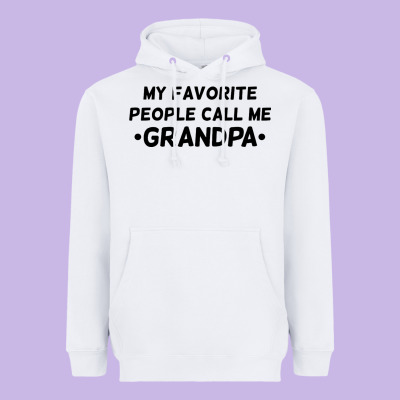 My Favorite People Call Me Grandpa Black Heavyweight Hoodie Designed By Artisfamous
