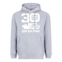 Heather Grey 30 years of diy 924 gilman streets Heavyweight Hoodie - artisFamous