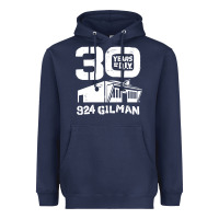 Navy 30 years of diy 924 gilman streets Heavyweight Hoodie - artisFamous
