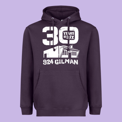 30 Years Of Diy 924 Gilman Streets Heavyweight Hoodie Designed By Artisfamous