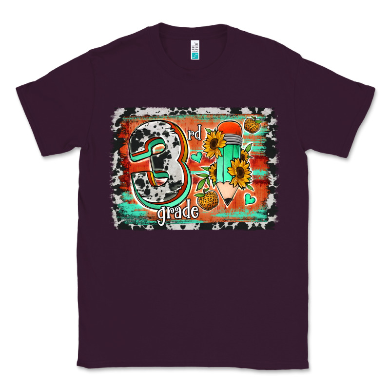Western Back To School 3rd Grade Classic Tee by Jasminsmagicworld | Teevron